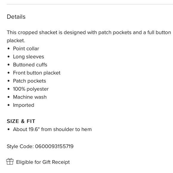 Only Shacket(NWT) - Picture 4 of 4